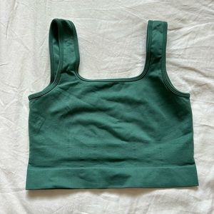 Knix green sports bra